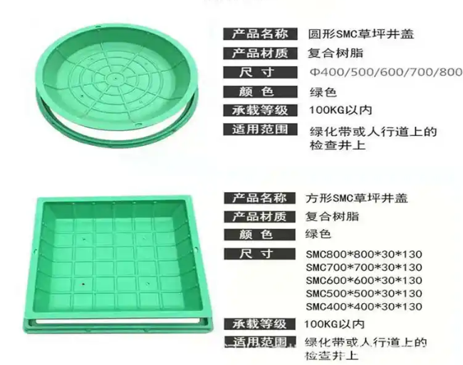 明山树脂复合种植井盖展示